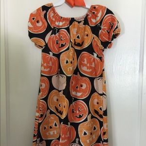 NWOT LOLLY WOLLY DOODLE HALLOWEEN DRESS AND BOW